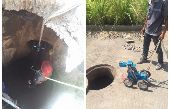 管網(wǎng)檢測(cè)機(jī)器人投入使用，以科技助力公路施工